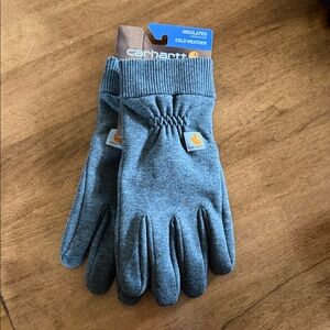 Men’s Carhartt Insulated C-Touch Gloves Gray